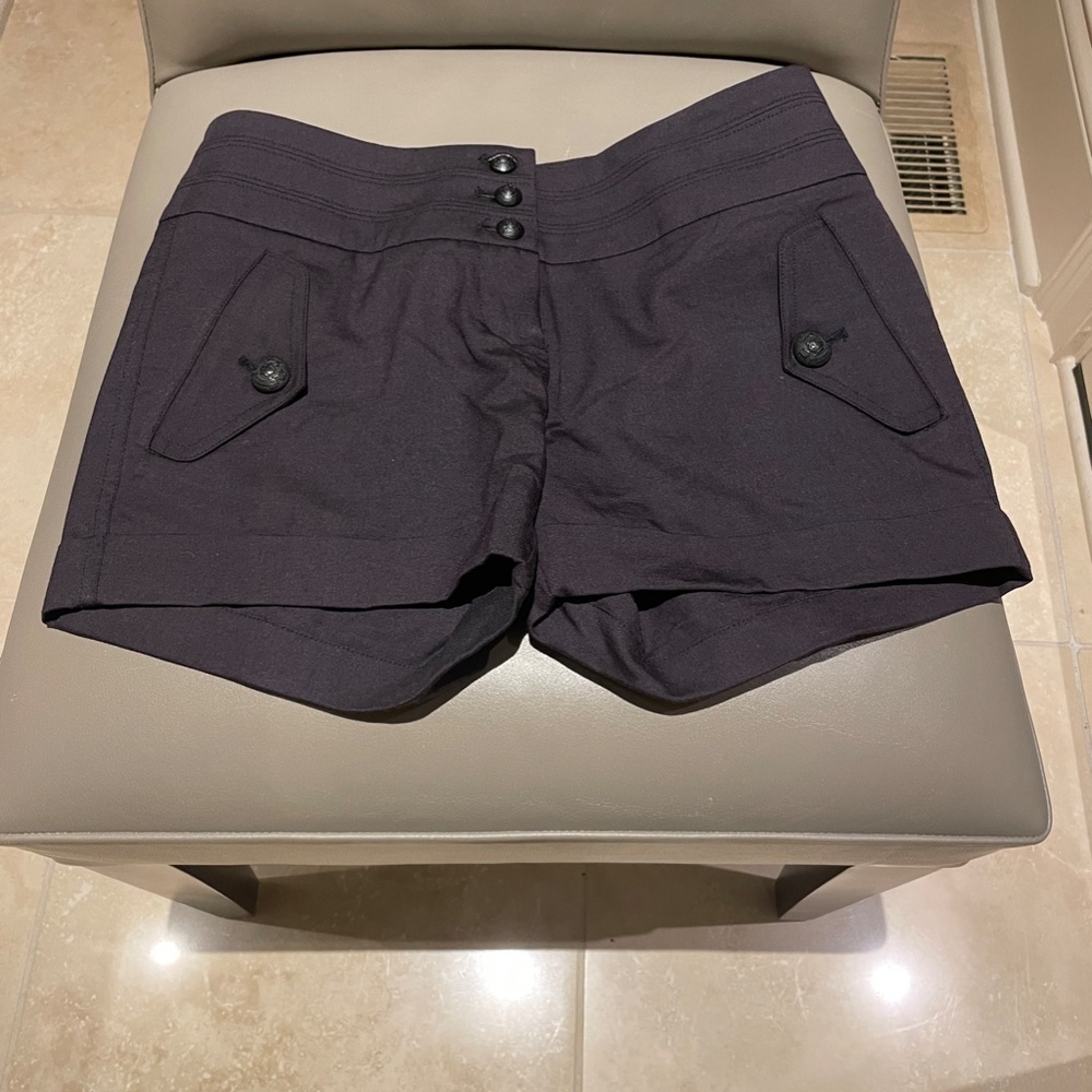 Bebe Shorts Black Charcoal Size 0